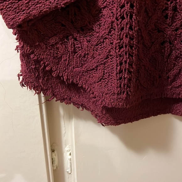 Free People Burgundy Sweater - Picture 3 of 7